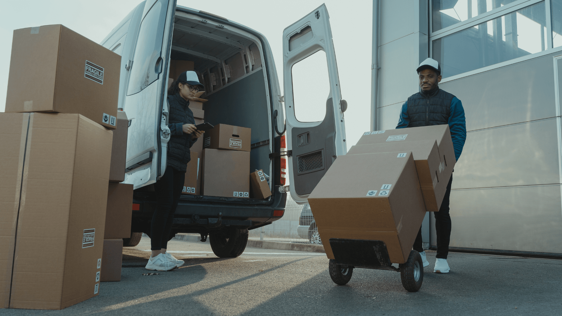 Bestelbus of vrachtwagen